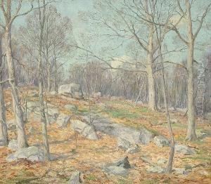 Late Autumn Landscape; Winter Landscape (double-sided) by Wilson Henry Irvine