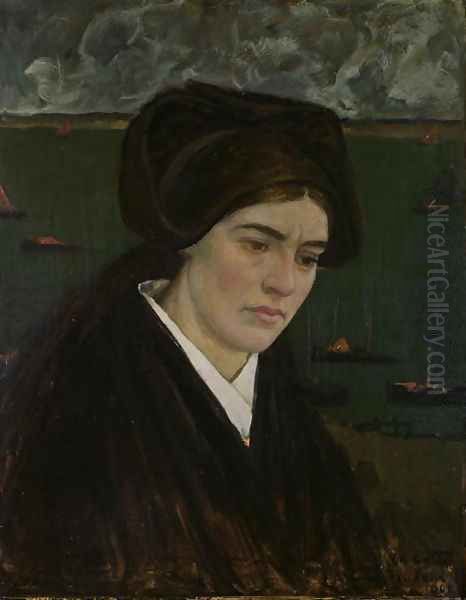Young Woman at Ile de Sein, 1909 - view 1