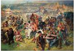 Blaydon Races - A Study From Life by William Irving