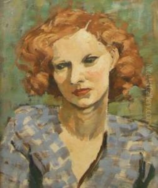 Head And Shoulders Portrait Of A Young Lady - view 1