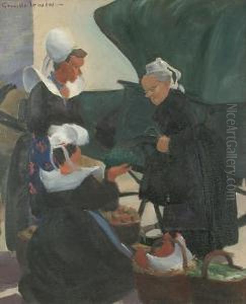 Three Breton Ladies - view 1