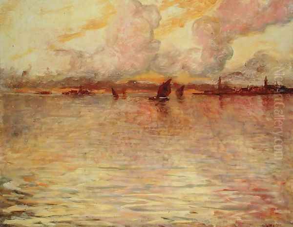 Seascape with Distant View of Venice, 1896 - view 1