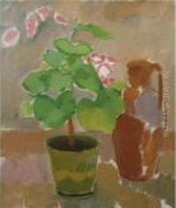 Stilleben Med Pelargon (still Life With Geraniums)
