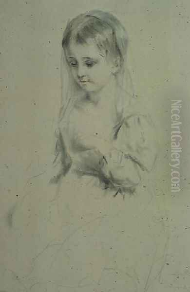 Portrait Study of a young girl - view 1