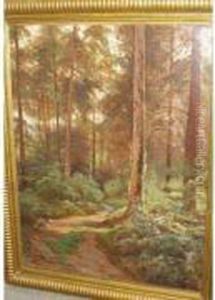 Le Chemin Dans La Foret by Marie-Victor Emile Isenbart