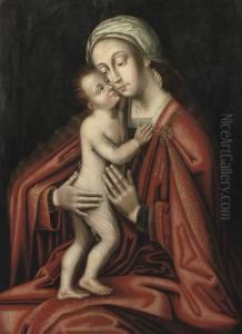 The Virgin And Child by Adriaen Isenbrandt (Ysenbrandt)