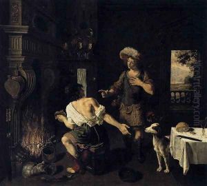 Esau and Jacob 1630 by Michel I Corneille