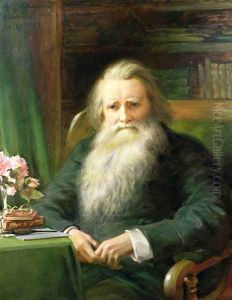 Portrait of John Ruskin (1819-1900) 1897 by William Gersham Collingwood