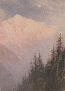 Mont Blanc 1870 by William Gersham Collingwood