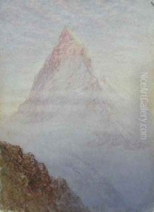 The Matterhorn 1870 by William Gersham Collingwood