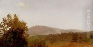 A Panoramic Landscape View by Giovanni-Battista Camuccini