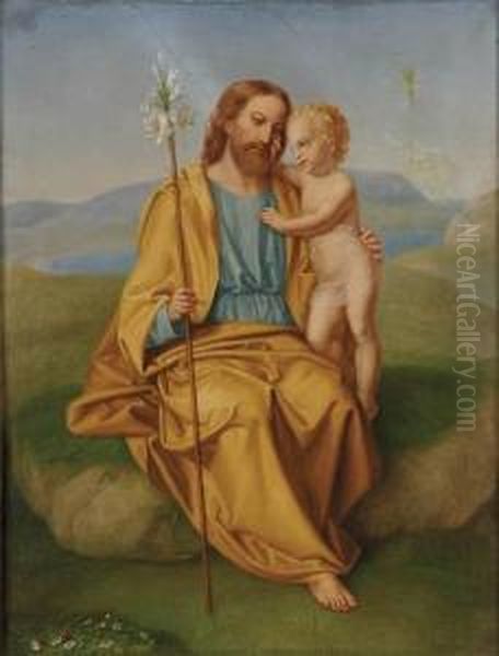 Saint Joseph And The Infant Christ - view 1