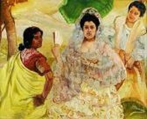Personajes Femeninos by Francisco Iturrino Gonzalez