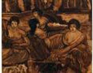 Ante El Rio. by Francisco Iturrino Gonzalez