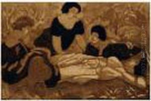 El Descanso. by Francisco Iturrino Gonzalez