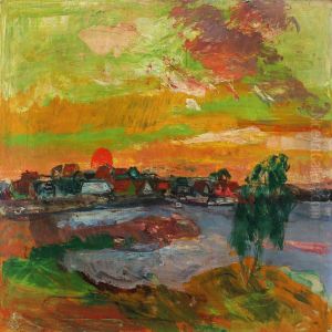 Landscape, Svaneke by Kraesten Iversen