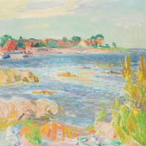 Indsejlingen Til Svaneke by Kraesten Iversen