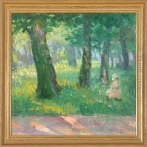 A Girl In A Forest