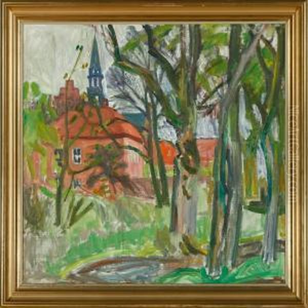 Studie To The Painting In The Local Hall At Logumkloster - view 1