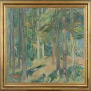 Forest Scenery by Kraesten Iversen