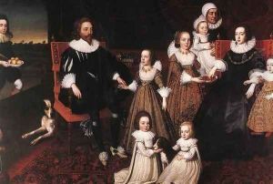 Sir Thomas Lucy and his Family by Cornelius Janssens (Johnson) Ceulen
