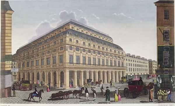 Le Theatre Francaise (Comedie Francaise) c.1815-20 - view 1