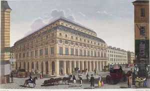 Le Theatre Francaise (Comedie Francaise) c.1815-20 by Henri Courvoisier-Voisin