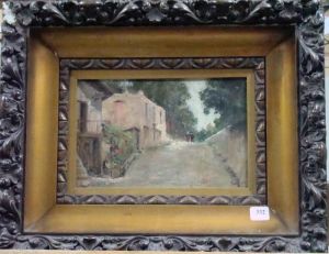 Rue De Village Animee by Marie Joseph Leon Clavel Iwill