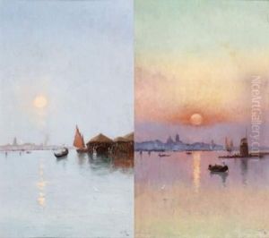 Au Lever Du Soleil, Venise by Marie Joseph Leon Clavel Iwill