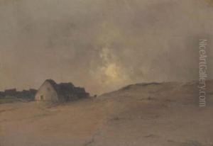 Evening On The Dunes by Marie Joseph Leon Clavel Iwill