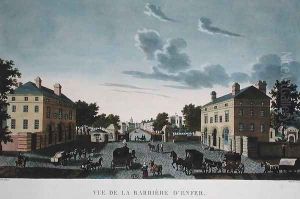 The Barriere d'Enfer, c.1815-20 by Henri Courvoisier-Voisin