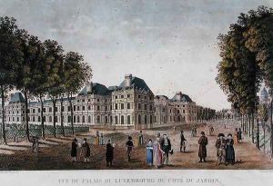 The Luxembourg Palace, c.1815-20 by Henri Courvoisier-Voisin