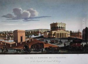 The Barriere de la Villette, c.1815-20 by Henri Courvoisier-Voisin