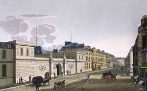 The Bank of France from Rue Croix-Petits-Champs by Henri Courvoisier-Voisin