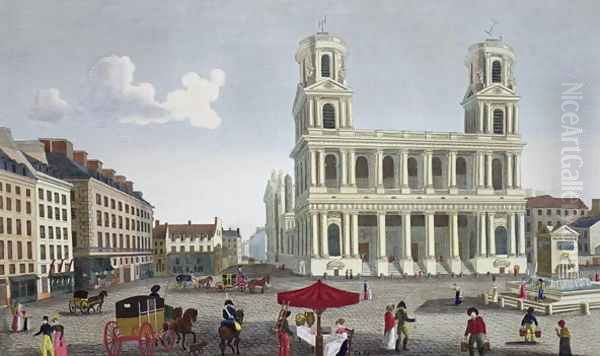 The Place Saint Sulpice, c.1815-20 - view 1