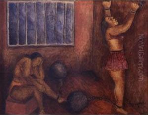 Mujeres En La Carcel by Maria Izquierdo