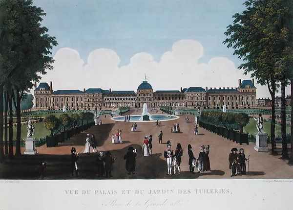 The Tuileries and the Tuileries Gardens, c.1815-20 - view 1
