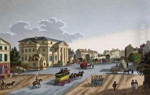 The Barriere Saint Denis, c.1815-20 by Henri Courvoisier-Voisin