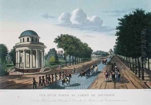 The Parc Monceaux, c.1815-20 by Henri Courvoisier-Voisin