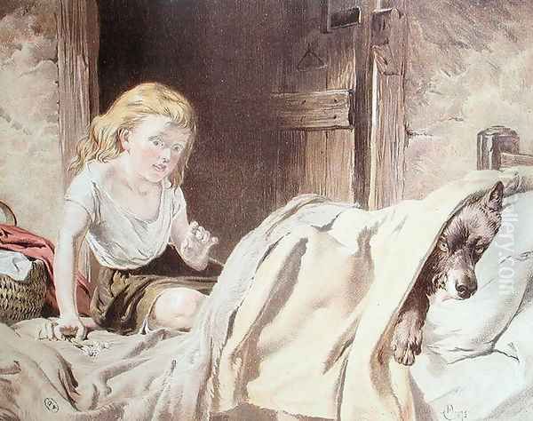 Illustration for Little Red Riding Hood - view 1