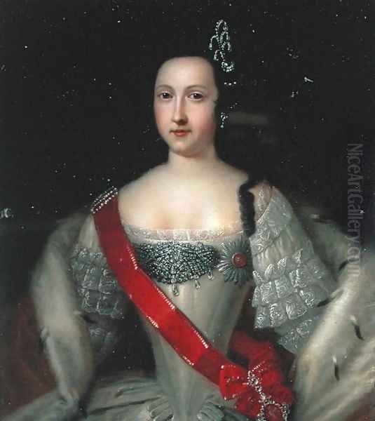 Portrait of Princess Anna (1718-46), the Mother of Emperor Ivan VI (1740-64), after 1733 - view 1