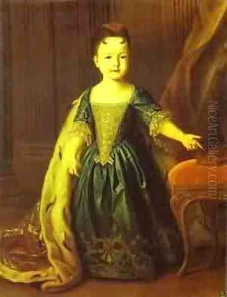 Portrait Of Natalia Petrovna C 1722 - view 1