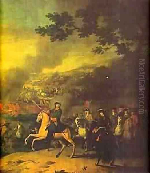 Peter The Great At The Battle Of Poltava Detail 1718 - view 1