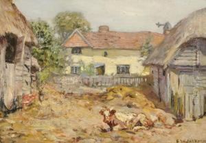 The Farmyard by Frederick William Jackson