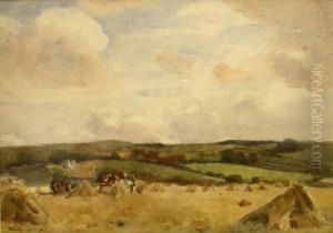 'elerby' - Harvest Field by Frederick William Jackson