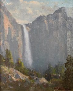 Bridal Veil Falls, Yosemite by William Jackson
