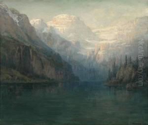 Lake In Mountain Landscape