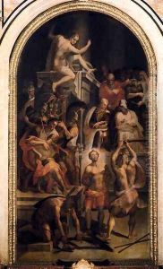 The Martyrdom of St Hadrian by Lorenzo the Younger (Mantovano) Costa
