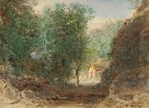 Cabin In The Woods by Otto Reinhard Jacobi