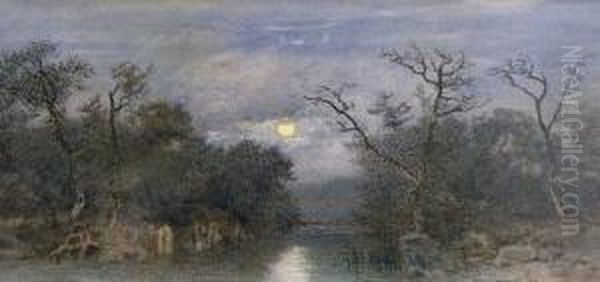 Moonlit River - view 1